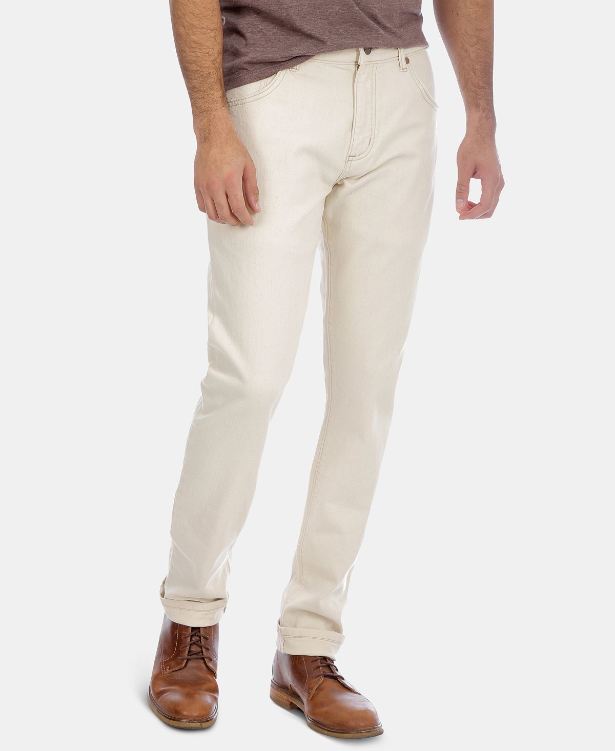 Wrangler Slim Tapered Jeans Clean Natural