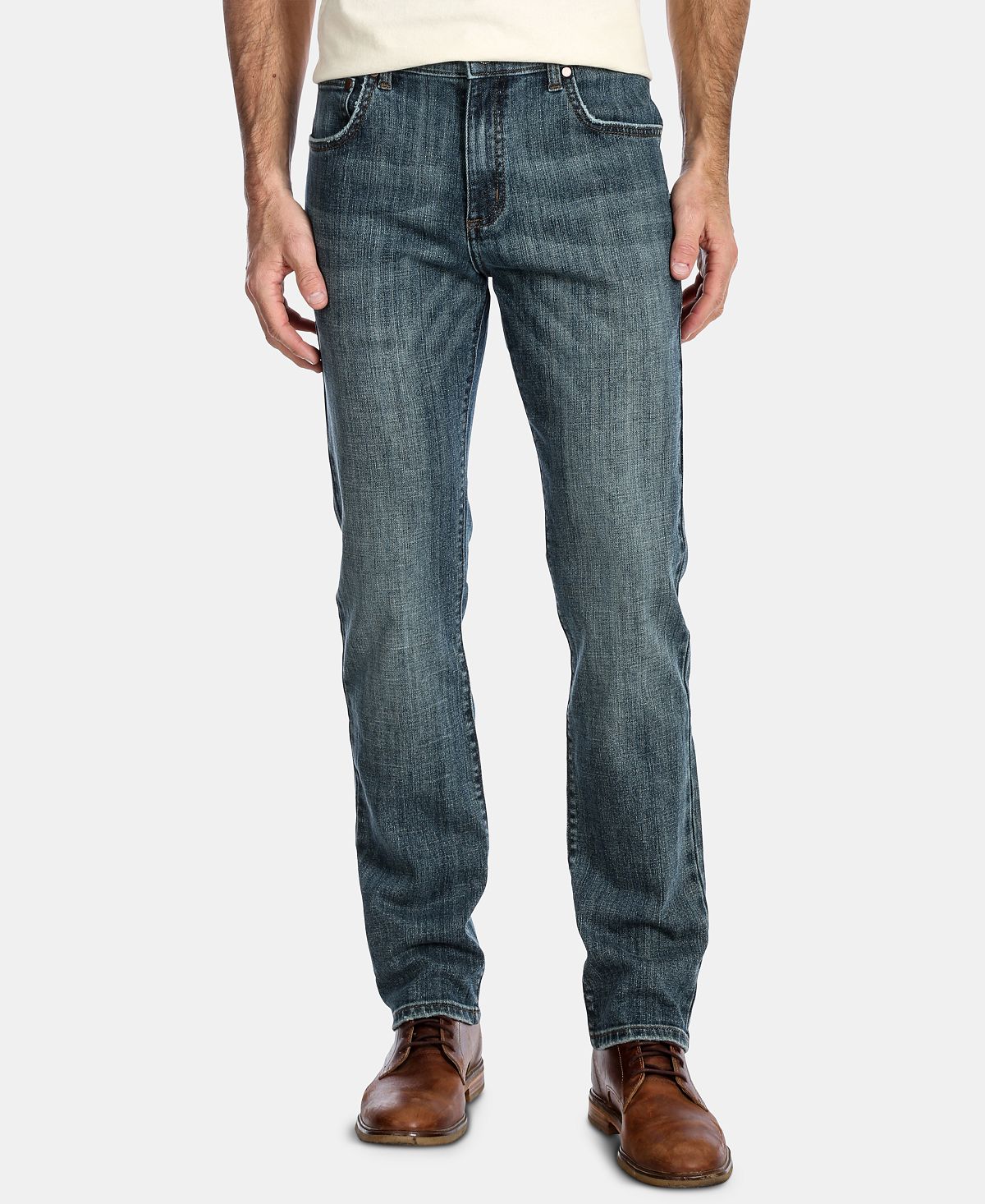 Wrangler Straight-fit Greensboro Jeans Blue Green