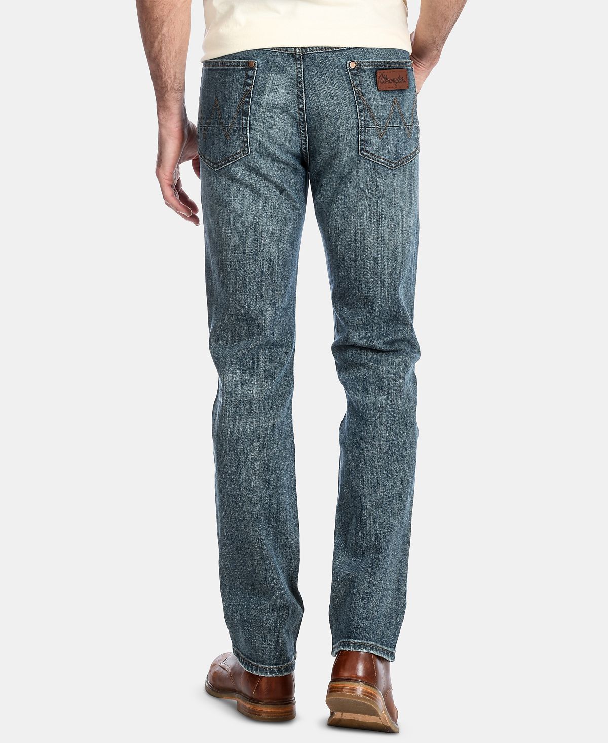 Wrangler Straight-fit Greensboro Jeans Blue Green