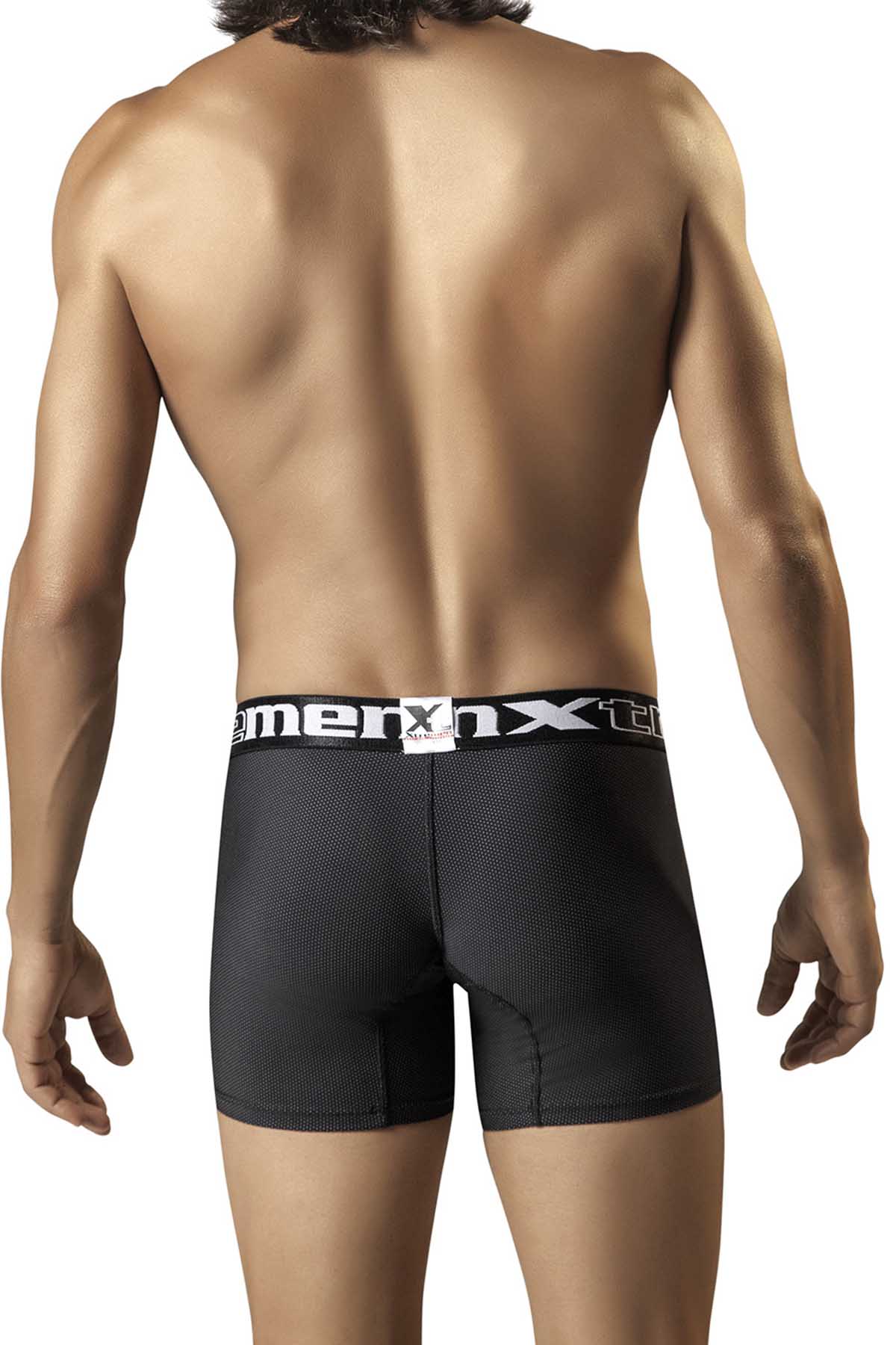 XTREMEN Black/White Dot Microfiber Boxer Brief