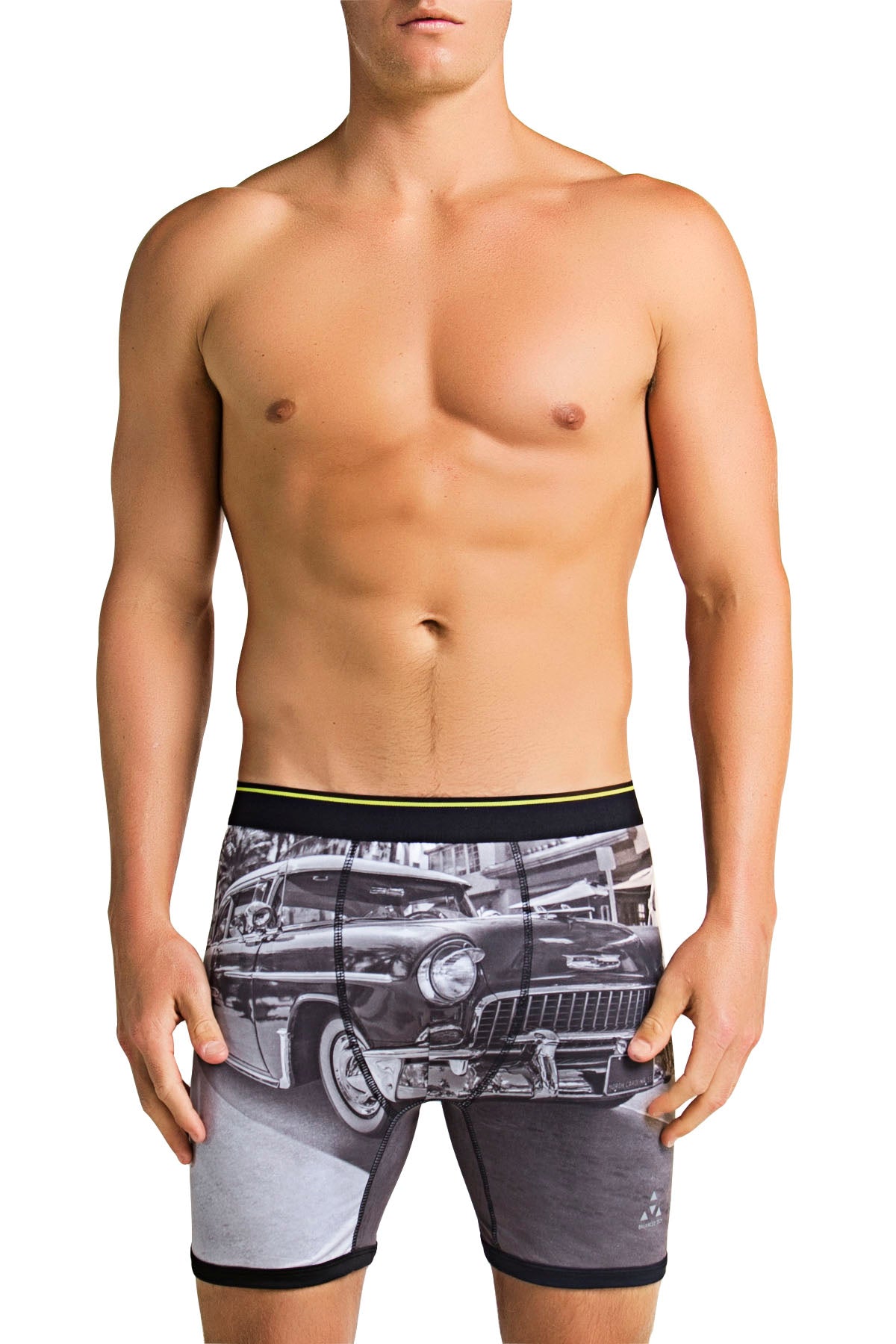 Balanced Tech Vintage Car Performance Boxer Brief