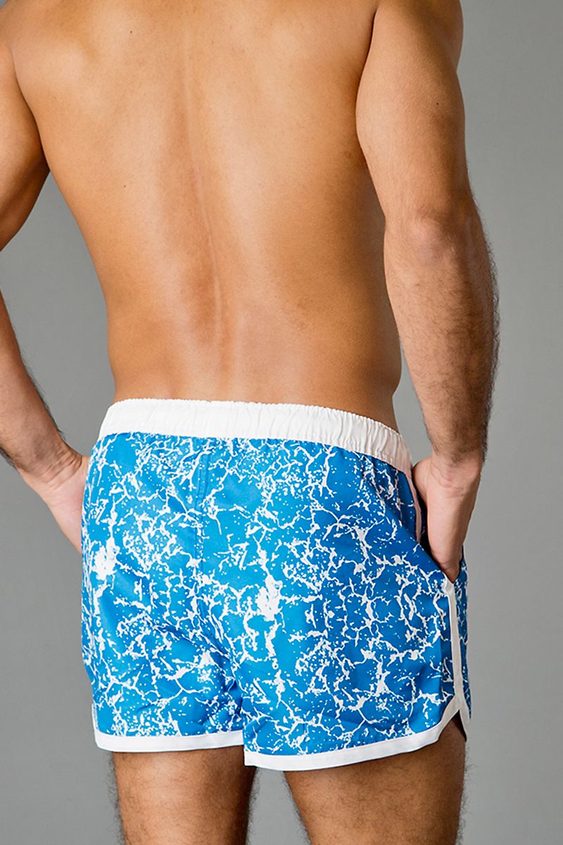 Frank Dandy Blue Paint Job Saint Paul Swim Short
