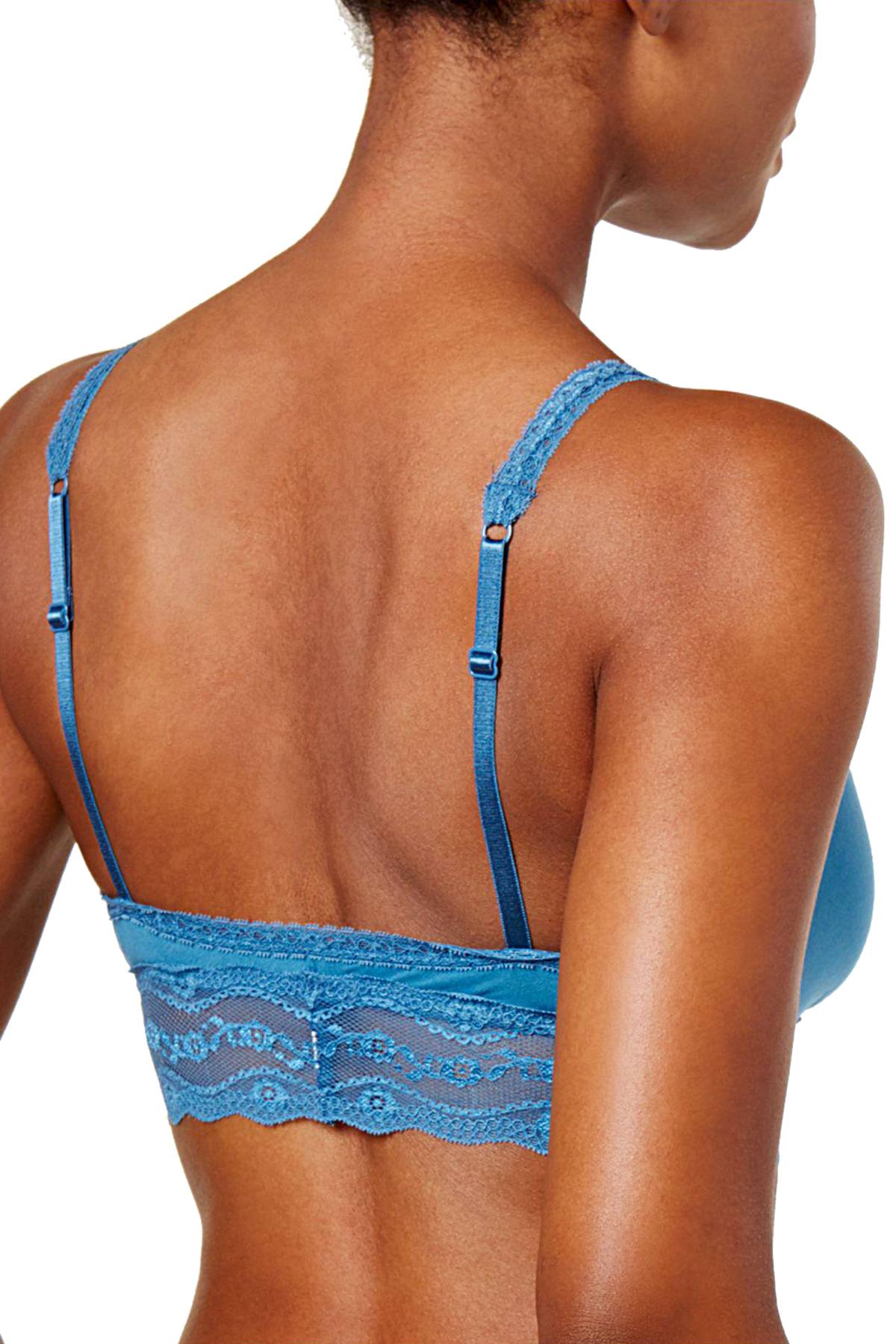 b.tempt'd Blue-Ashes b.adorable Modal Lace-Trim Bralette