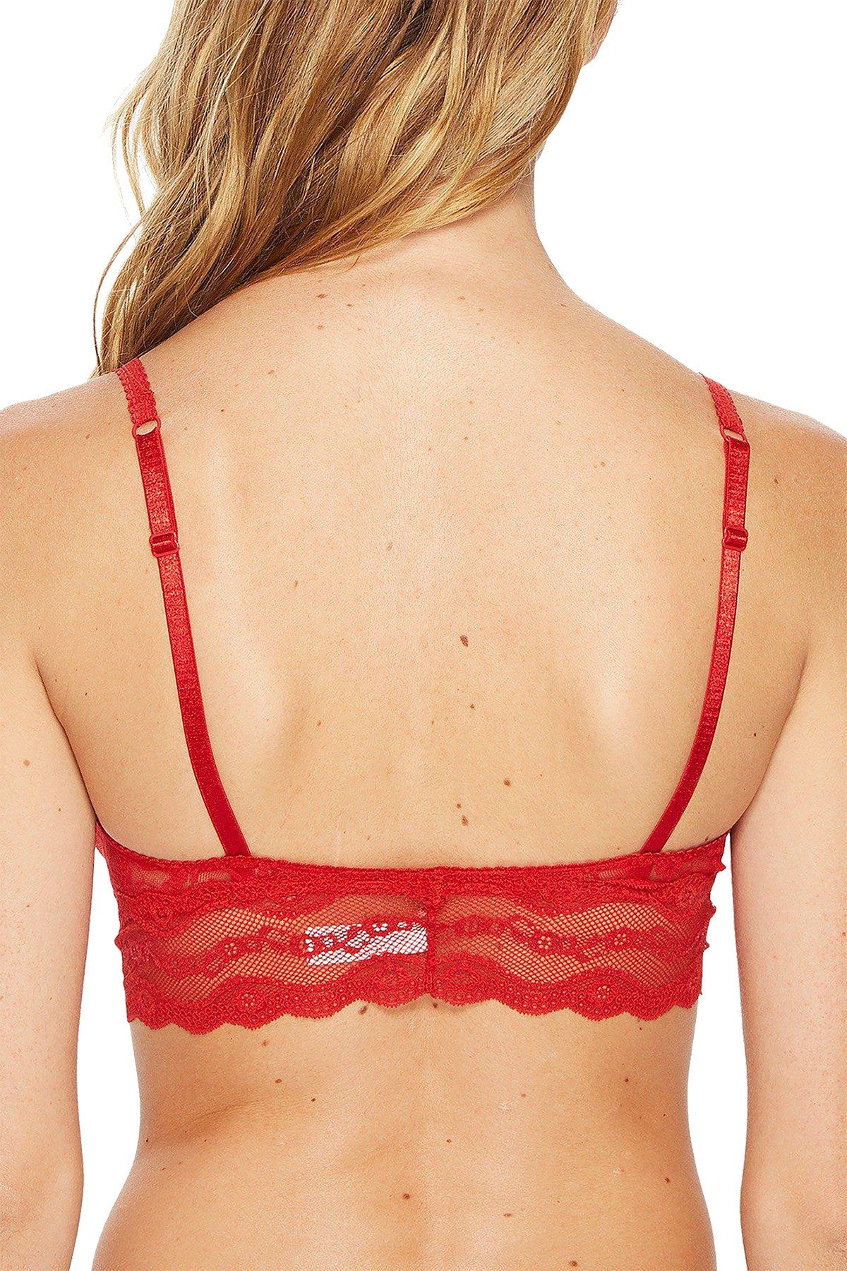 b.tempt'd Haute Red Lace Kiss Bralette