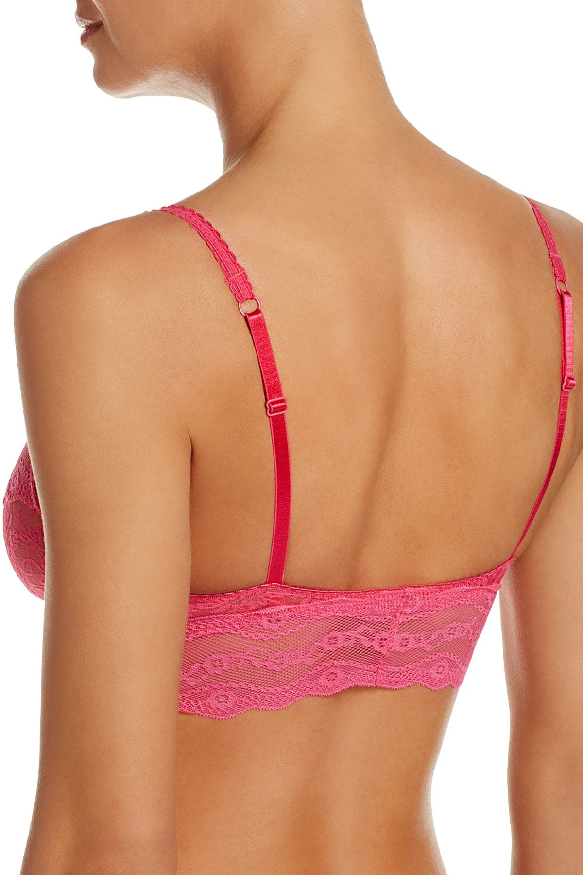 b.tempt'd Pink Yarrow Lace Kiss Bralette