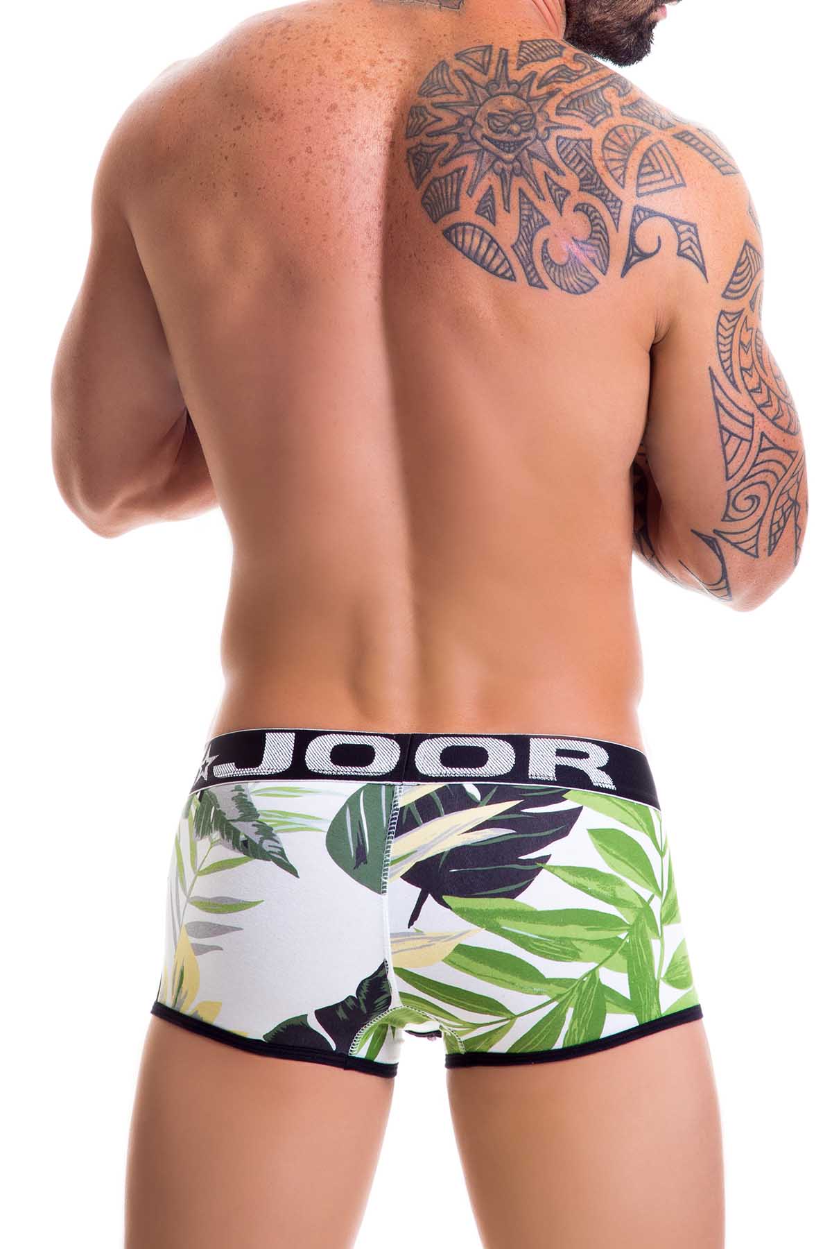 Jor Leaf-Print Choco Boxer Trunk