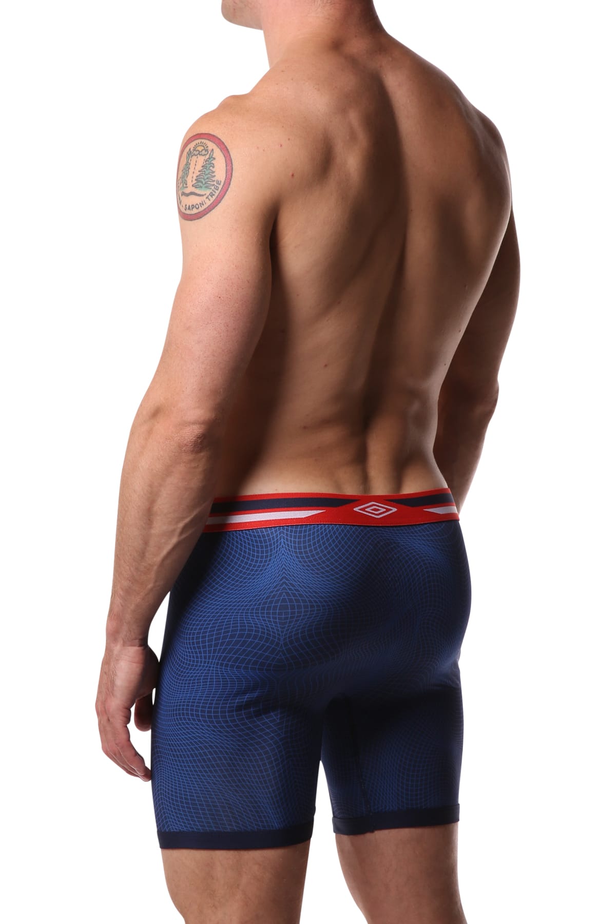 Umbro Blue/Navy Performance Boxer Brief