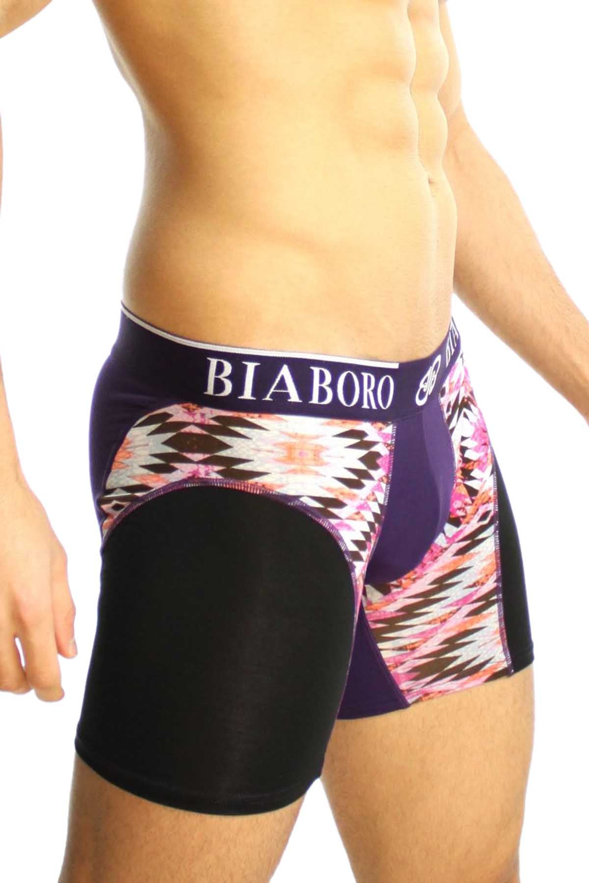 Purple & Pink Aztec Bamboo Boxer
