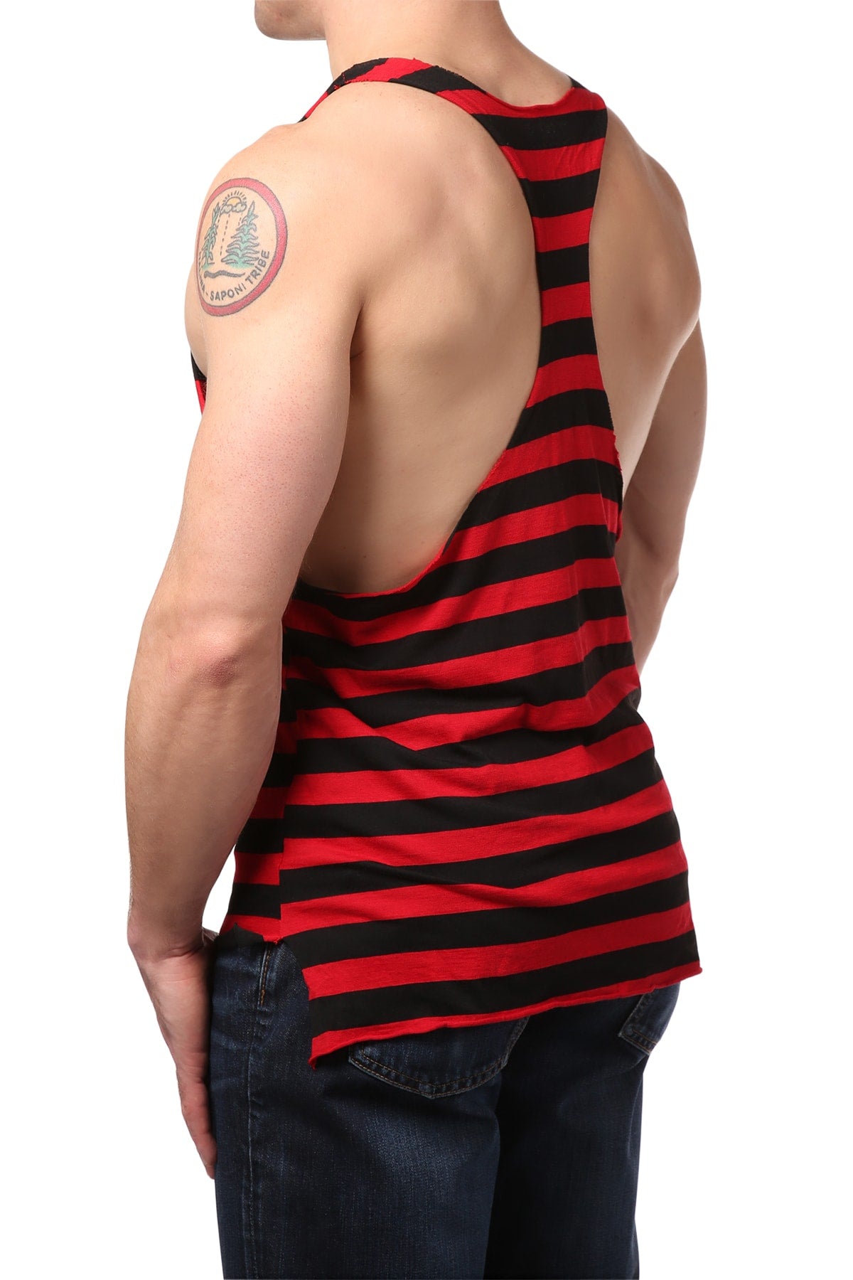 Y.M.L.A Red Stripe Tank Top