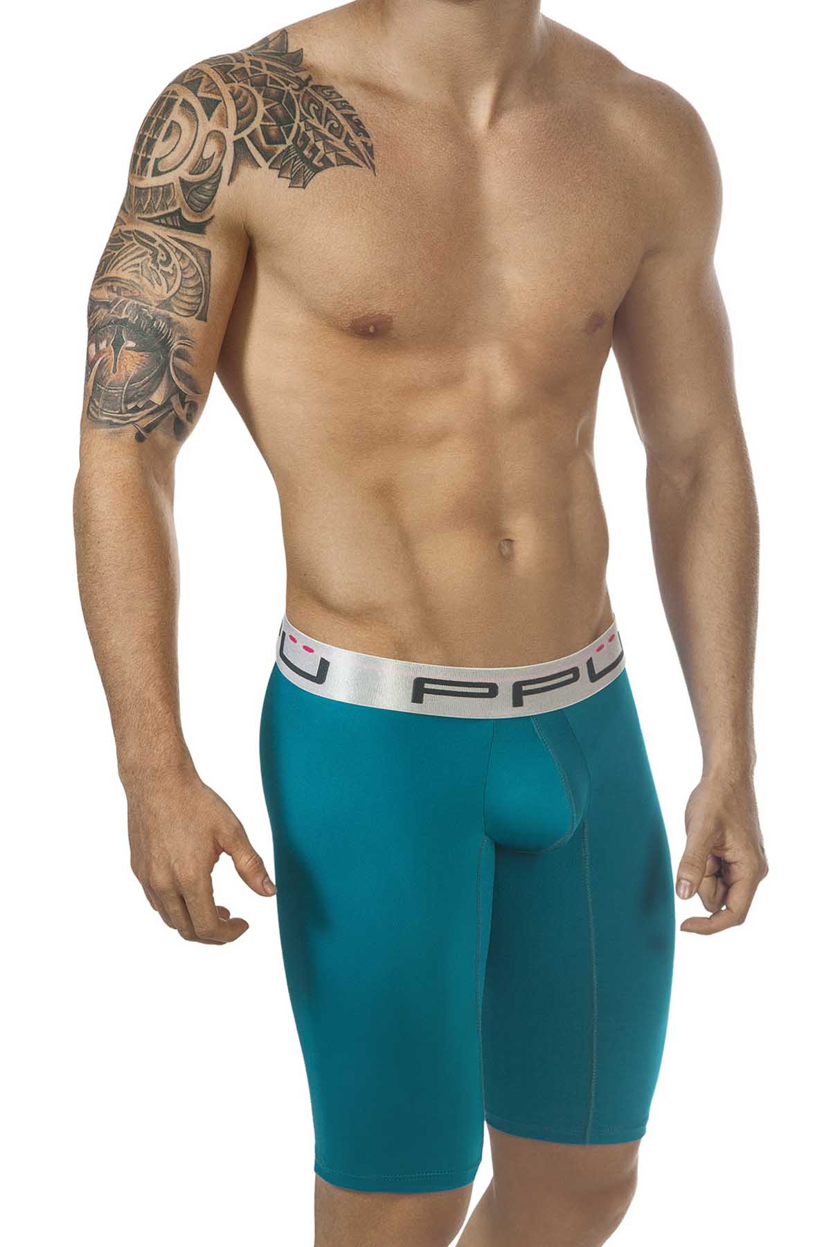 PPÜ Jade-Green Long Boxer Brief