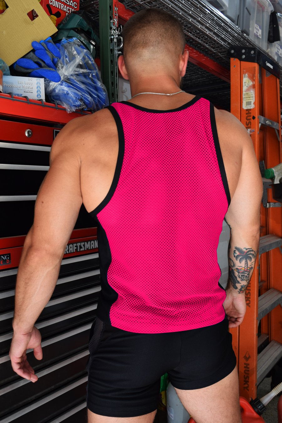 breedwell Neon Pink Regulator Tanktop