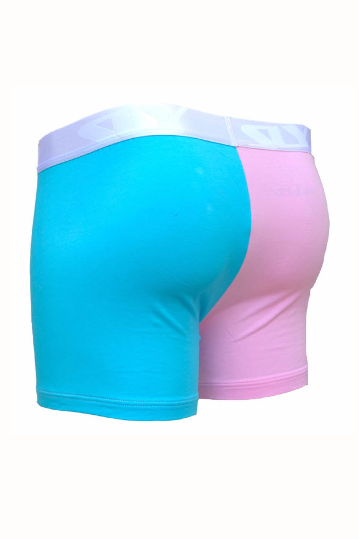 Sly Blue & Pink Multi Blow My Trumpet Boxer Brief & Socks Pack
