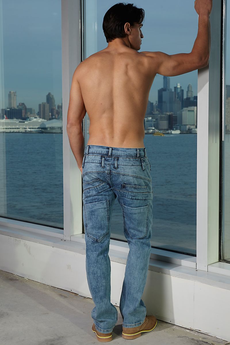 P.O.V. Light Blue Multi-Pocket Jean