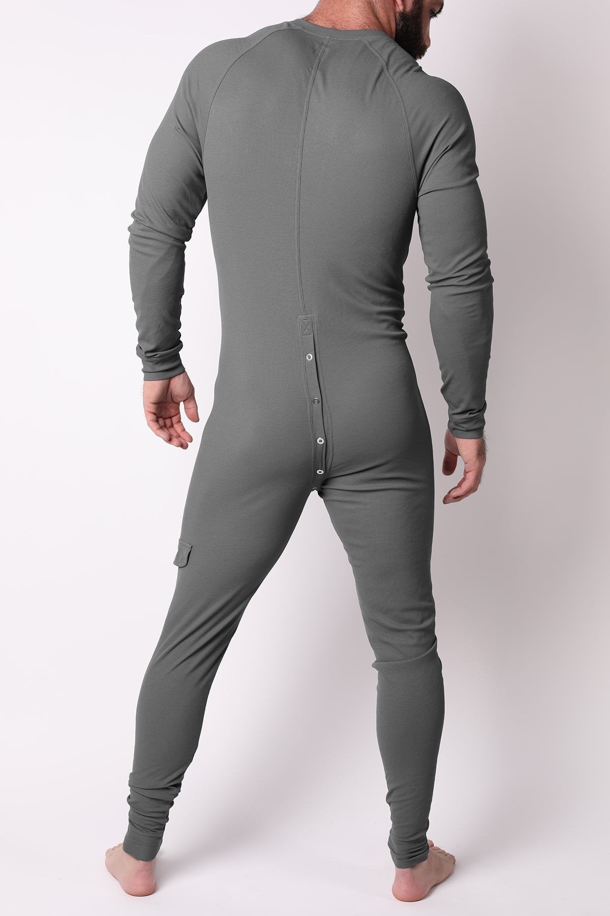 cellBlock 13 Grey Snap Up Union Suit