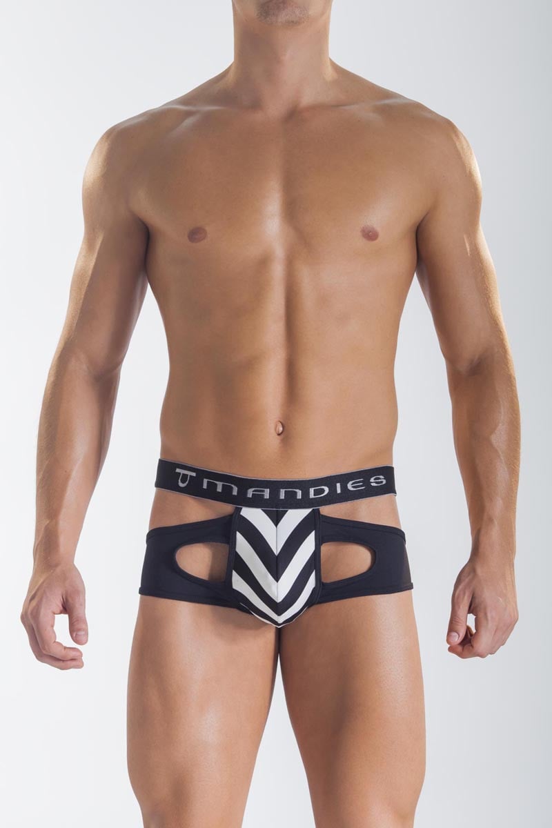 Mandies Black Antigravitational Boxer Thong