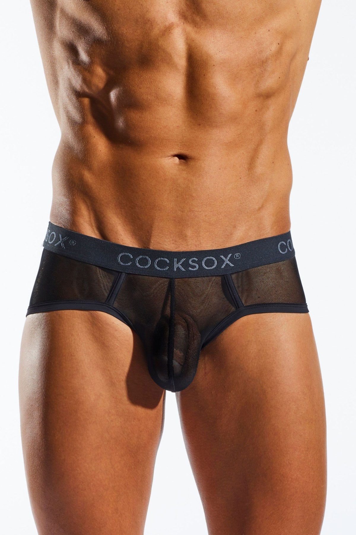 cocksox Black Shadow CX76ME Nero Sport Mesh Brief
