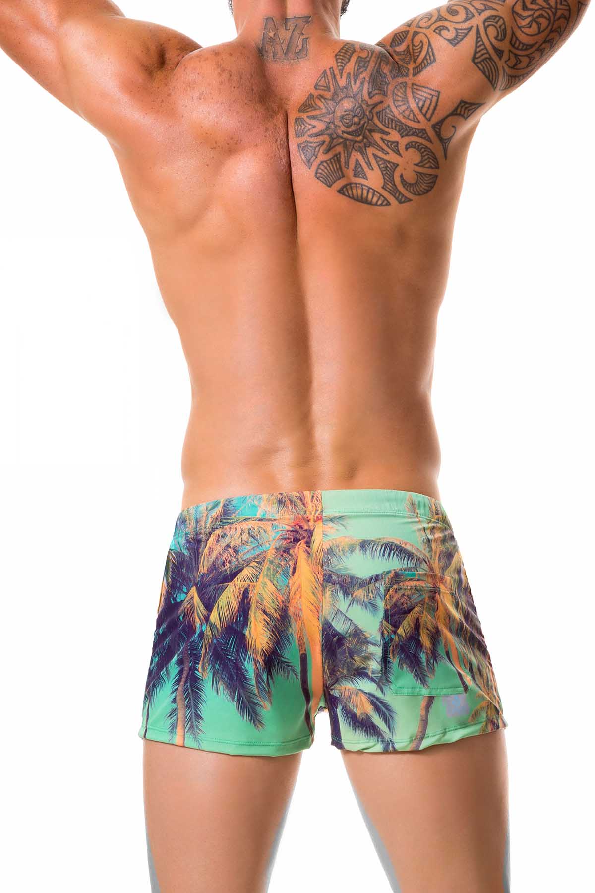 Jor Printed Florida Swim Mini-Short