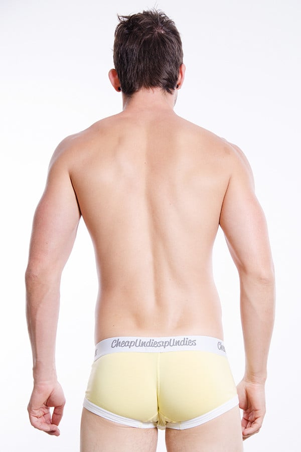 CheapUndies Yellow Cotton Boxer