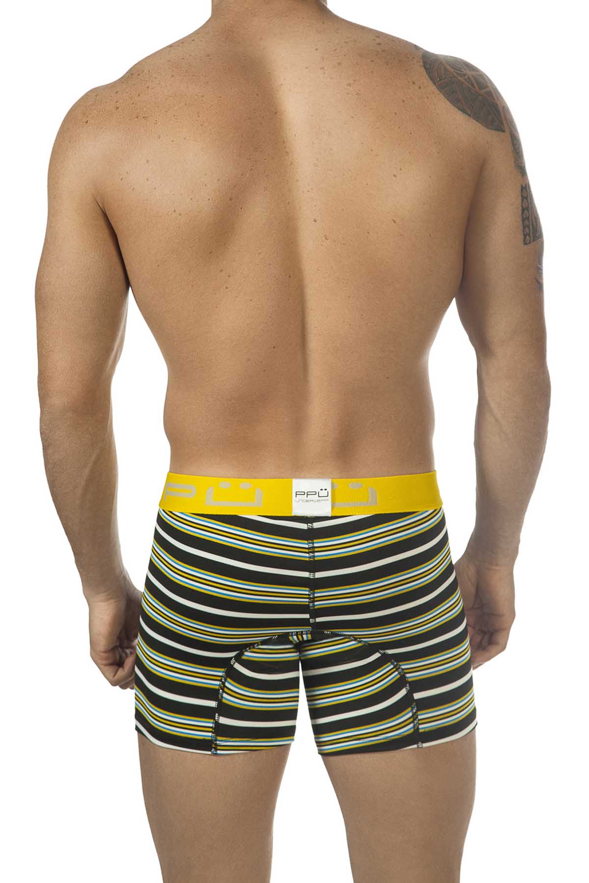 PPÜ Black/Yellow Stripe Boxer Brief