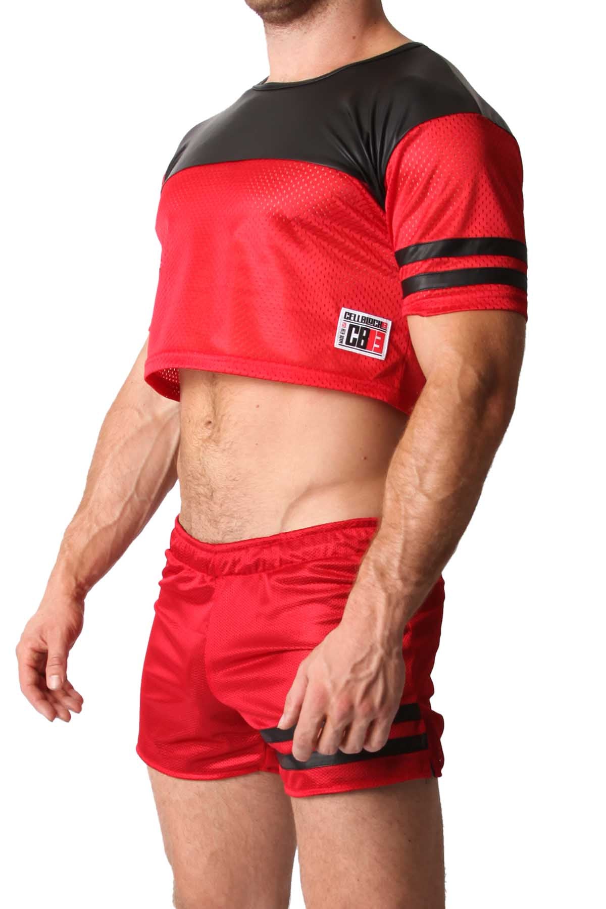 Timoteo Tight End Red Reversible Short