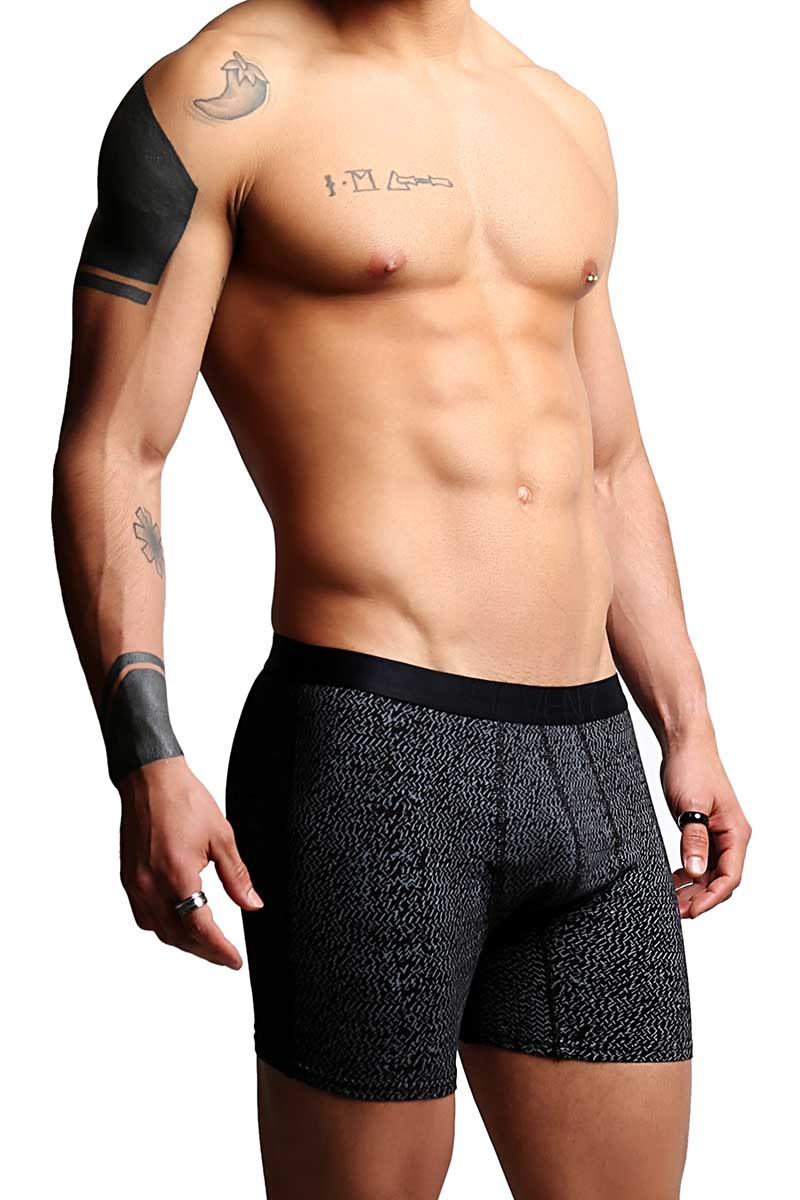 Seven7 Black & Charcoal Boxer Brief 2-Pack