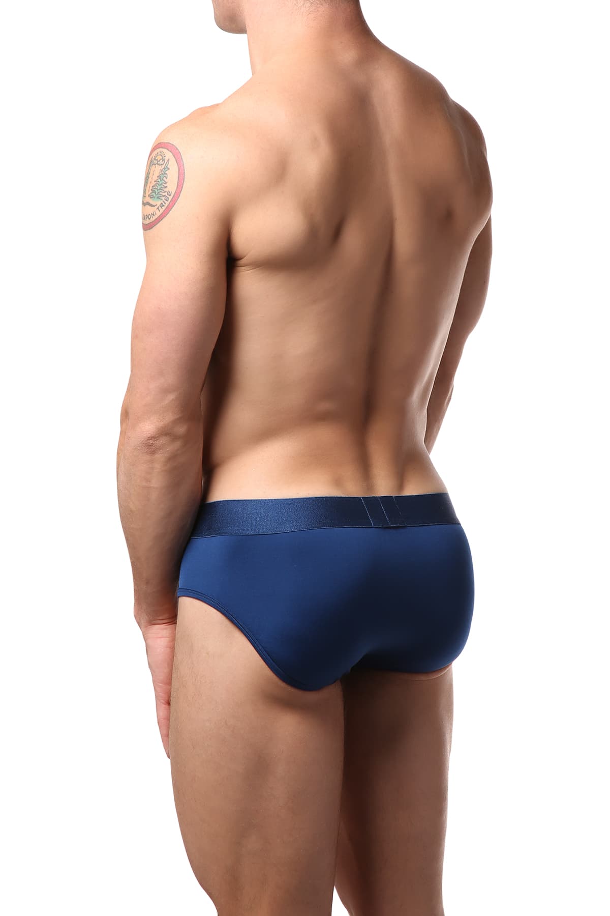 2(X)IST Estate Blue Electric Micro No-Show Brief