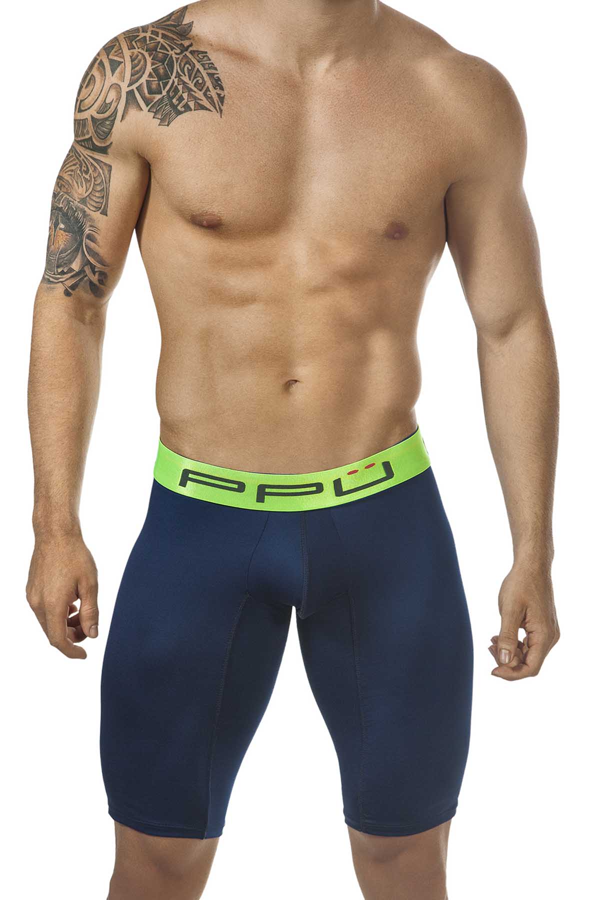 PPÜ Dark-Blue Long Boxer Brief