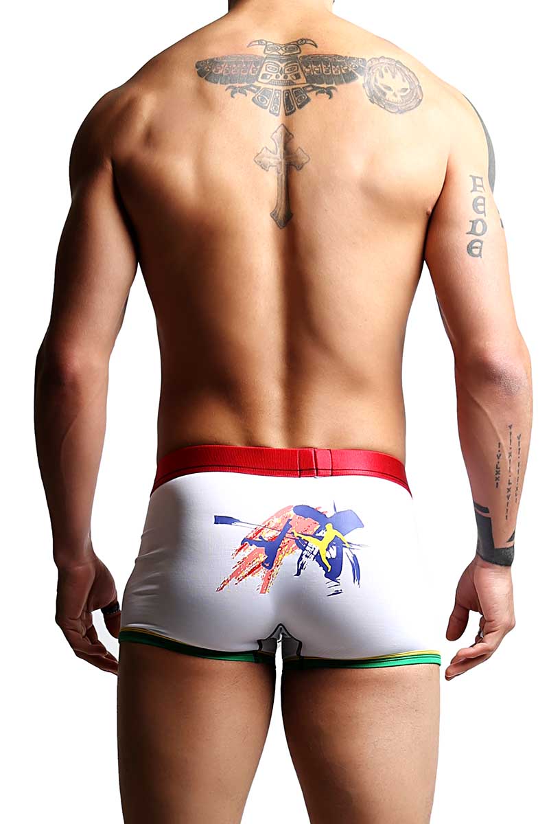 Ken Wroy White Capoeira Trunk