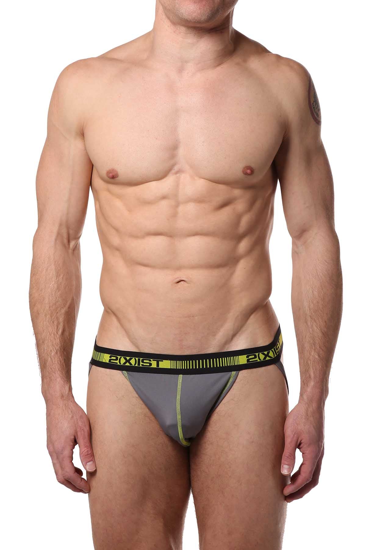 2(X)IST Lead & Lime Performance Jock 2-Pack