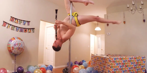 Funniest Happy Birthday: Clarinet Stripper Pole Dance!