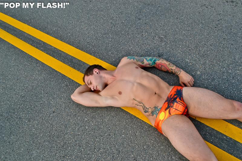 Eddie Danger Wearing Cheap Undies!  Photos by "Pop My Flash"