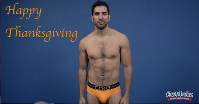 Thanksgiving VIDEO: Underwear Models Give Thanks!