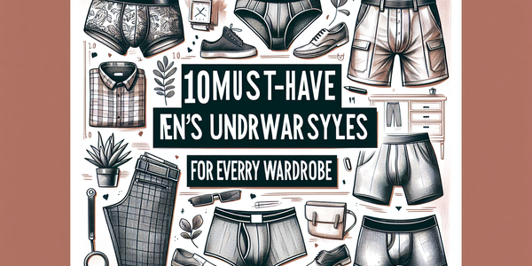 10 Must-Have Men's Underwear Styles for Every Wardrobe – CheapUndies
