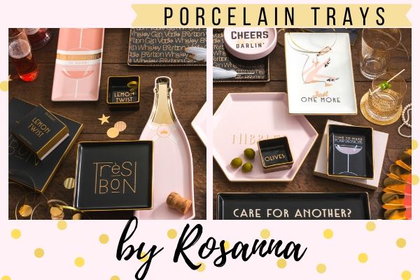 Rosanna Happy Hour Porcelain Trays