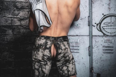 CellBlock 13 Black Zipper Short