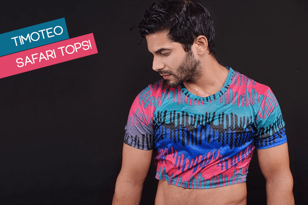 Timoteo Safari Mesh Tops