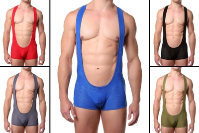 FlyBoy Sport Mesh Plunge Singlets