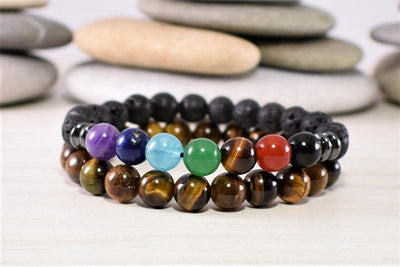Chakra Healing Stone Bracelets