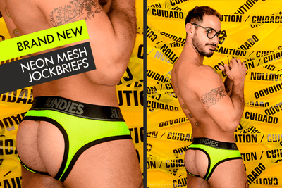 Exclusive Neon Mesh Jock Briefs