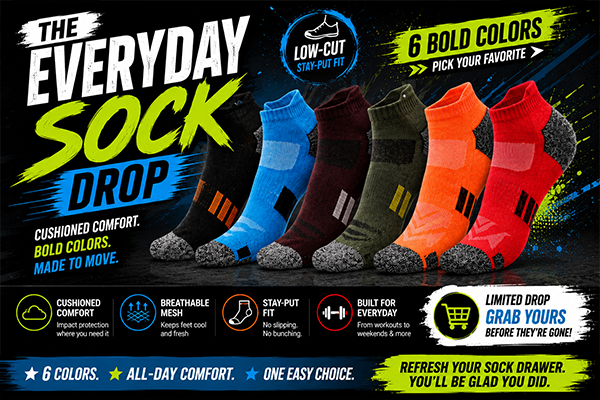 The Everyday Sock Drop