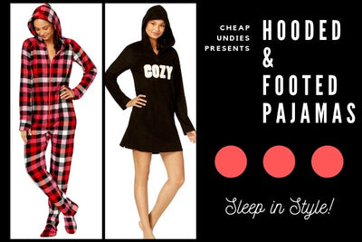 Hooded and Footed PJ's For Her