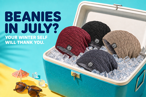 Beanies in July