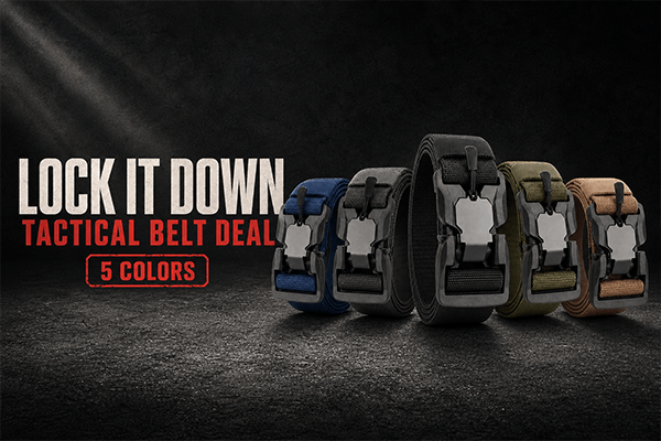 Lock It Down Tactical Belt Deal