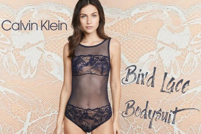 Calvin Klein Shoreline-Blue Bird Lace Bodysuit
