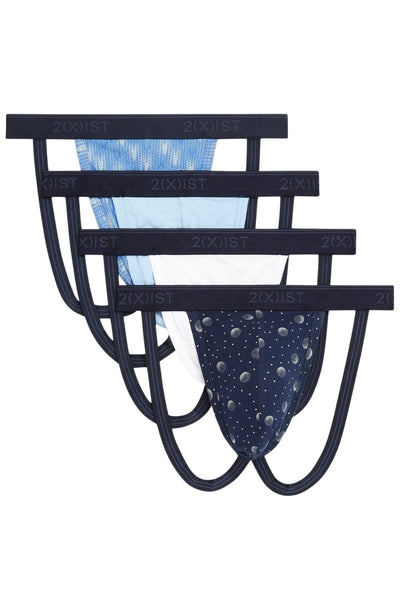 2(X)IST 47132 Cotton Stretch Jock Strap 4-Pack