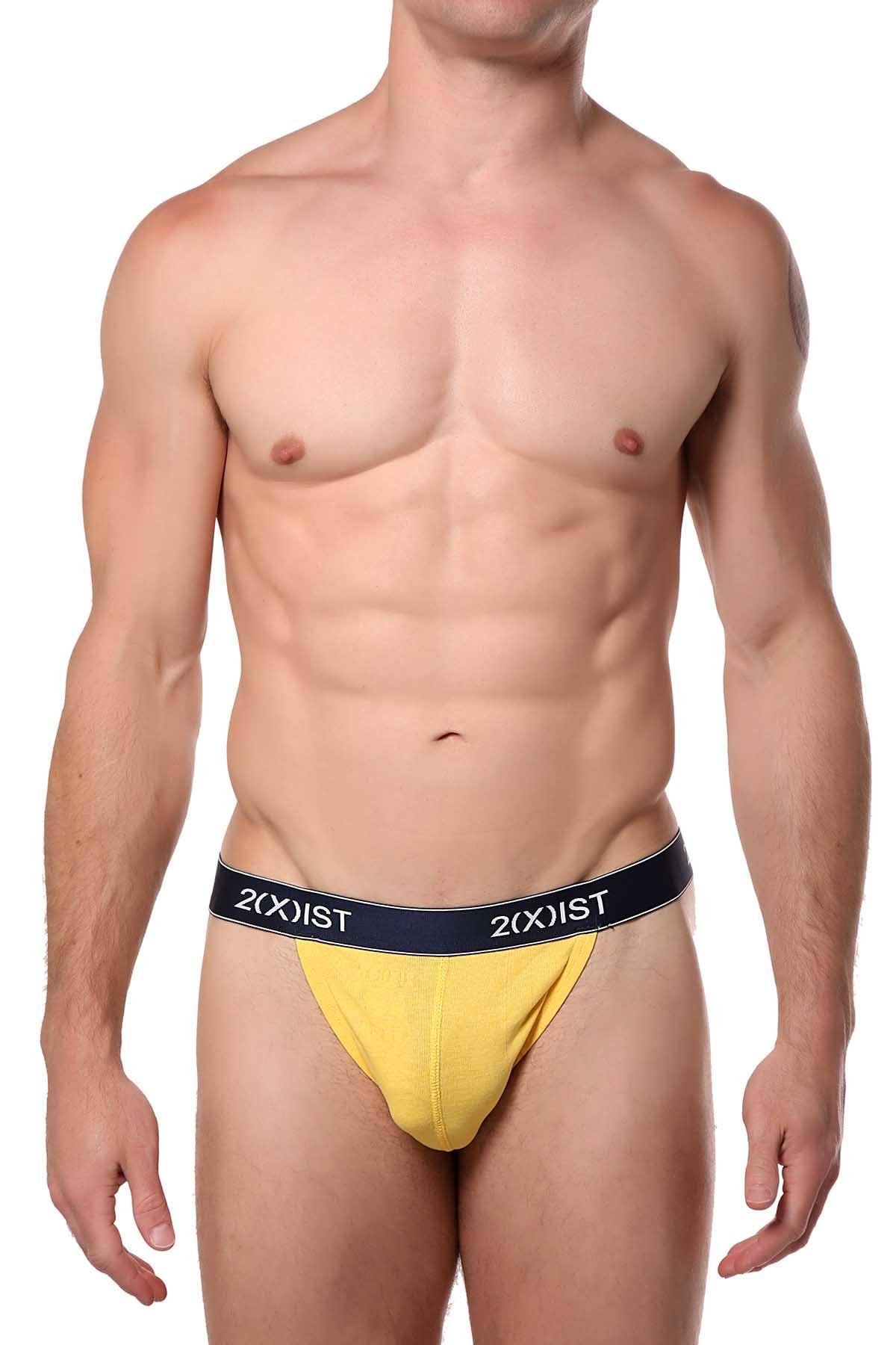 2(X)IST Aspen-Gold Essential Cotton Y-Back Thong