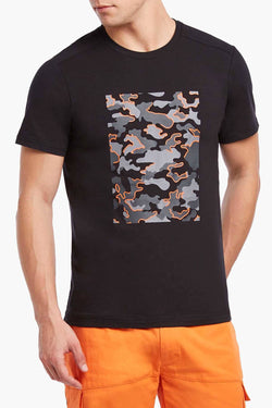 2(X)IST Black Camo Military Sport Screen-Print Tee thumbnail 1