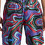 2(X)IST Black Wave Swirl Catalina Swim Short