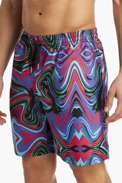 2(X)IST Black Wave Swirl Catalina Swim Short thumbnail 2