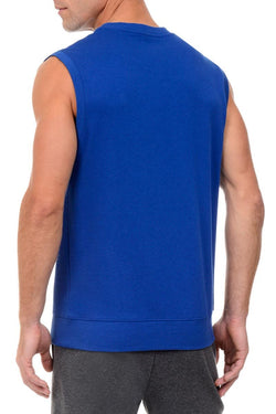 2(X)IST Blue Embossed Muscle Sweatshirt thumbnail 2
